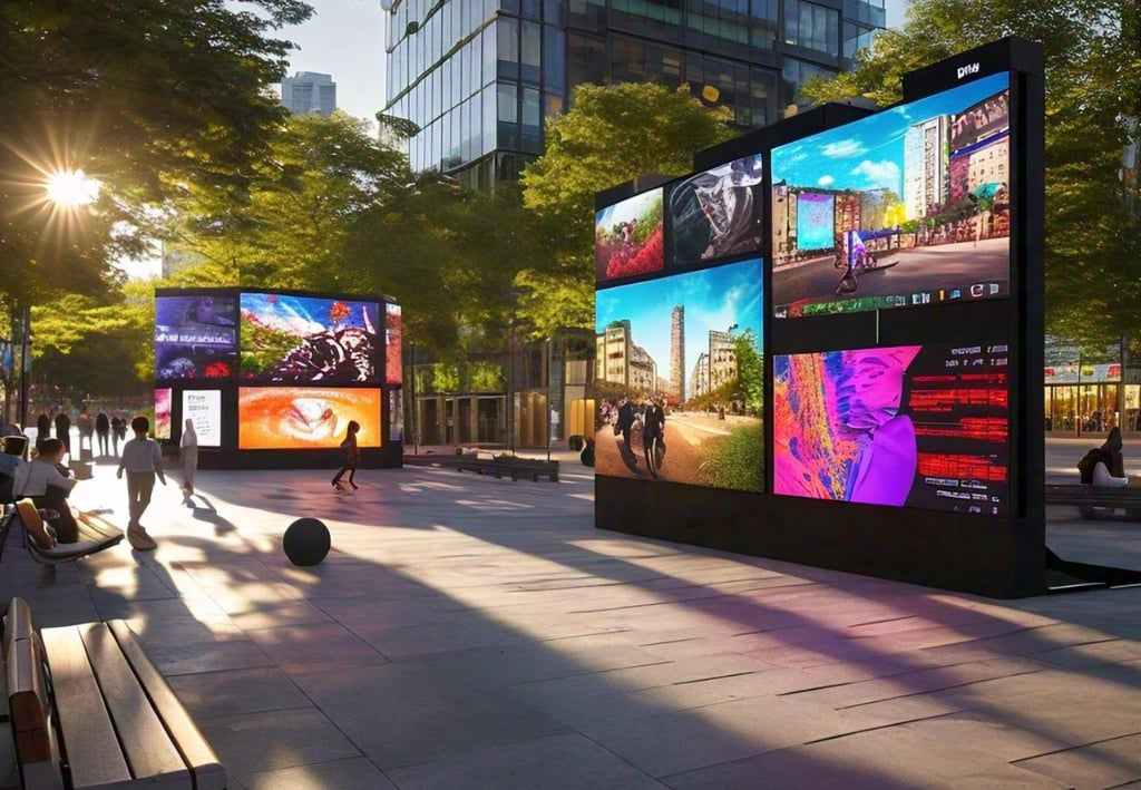 outdoor video wall price