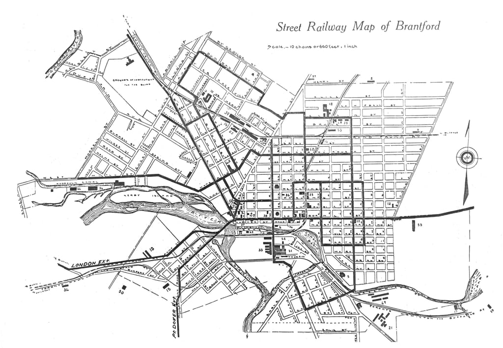 Street Railway map