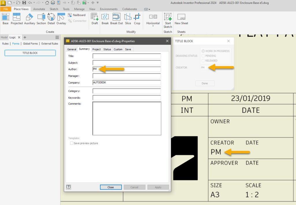 Image shows Inventor automation projects providied by Descode Solutions