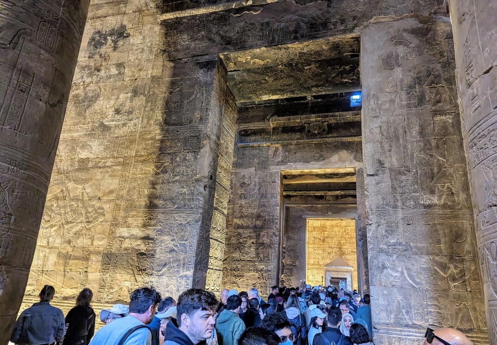 Temple of Horus in Edfu visit on a River Nile Cruise