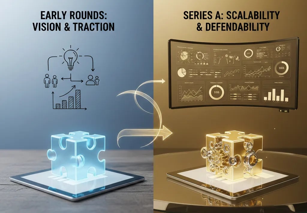 Series A vs. Early Stage: The Shift to Scalability & Defendability