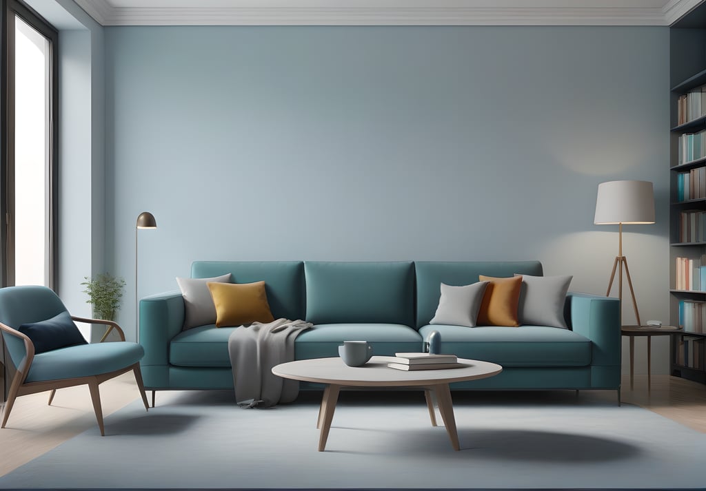 Modern interior room.