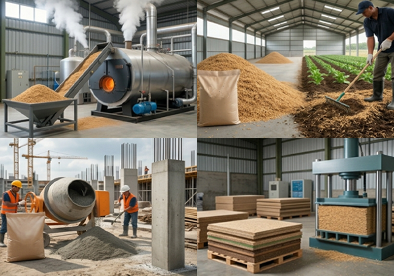 Product fit guidance for rice husk buyers