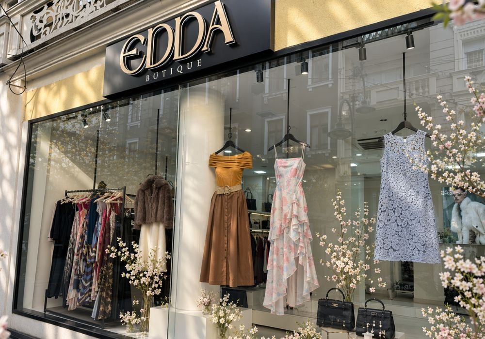 edda boutique shop window