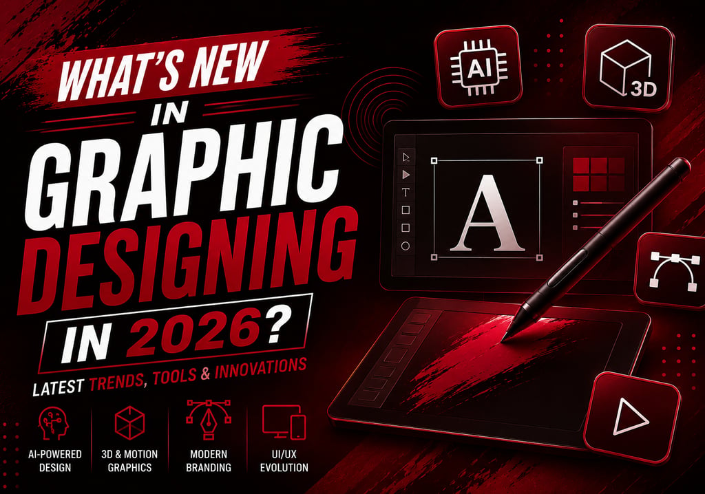 What's new in Graphic Design in 2026 : Latest trends, tools and innovations