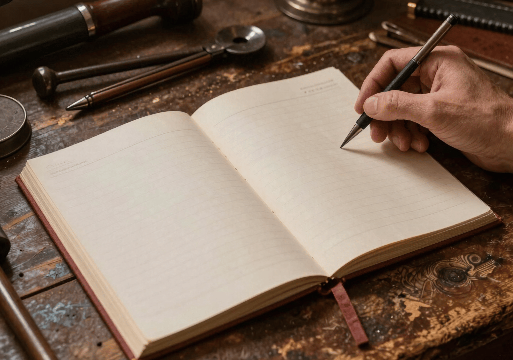 old school journalling