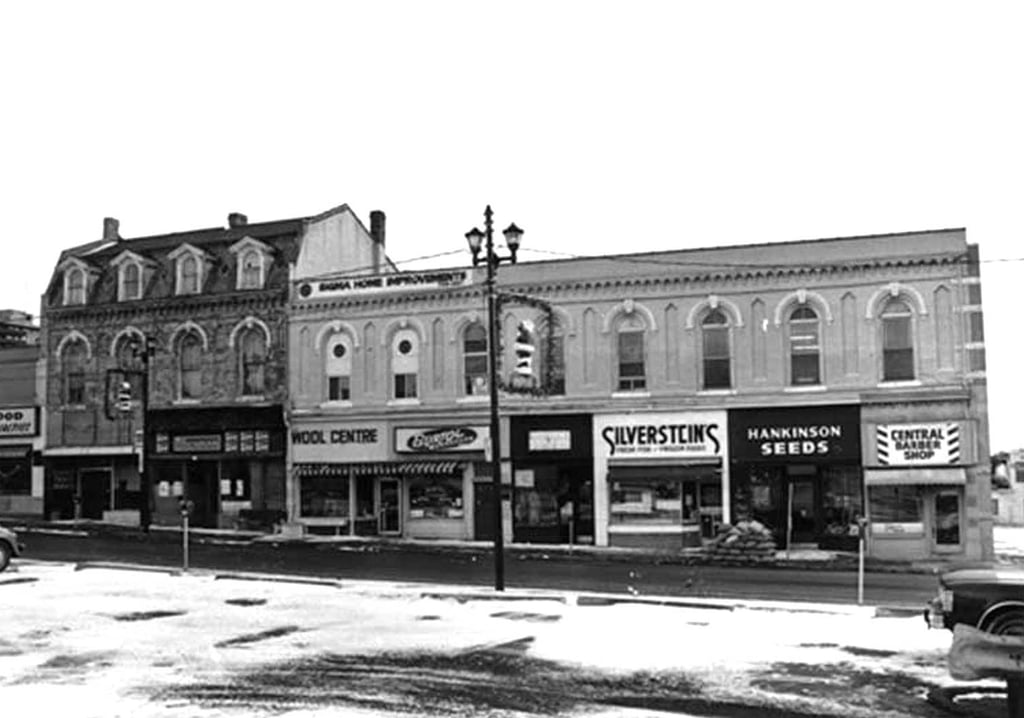 George Street store fronts 1980