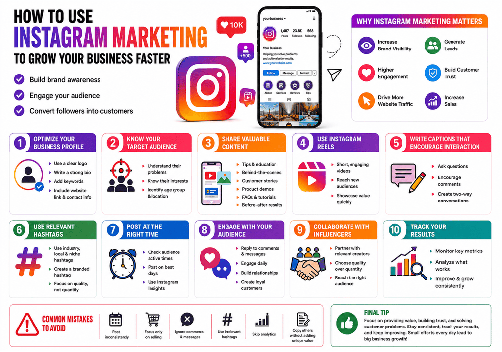 How to Use Instagram Marketing to Grow Your Business Faster