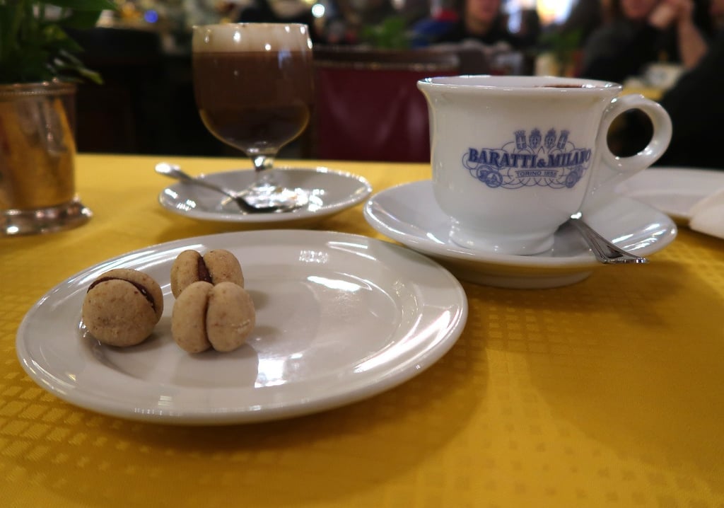 Bicerin, hot chocolate and baci di dama, three icons of Torino