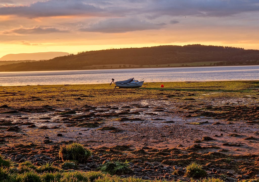 Bunchrew Caravan Park at Beauly Firth Bay, Inverness