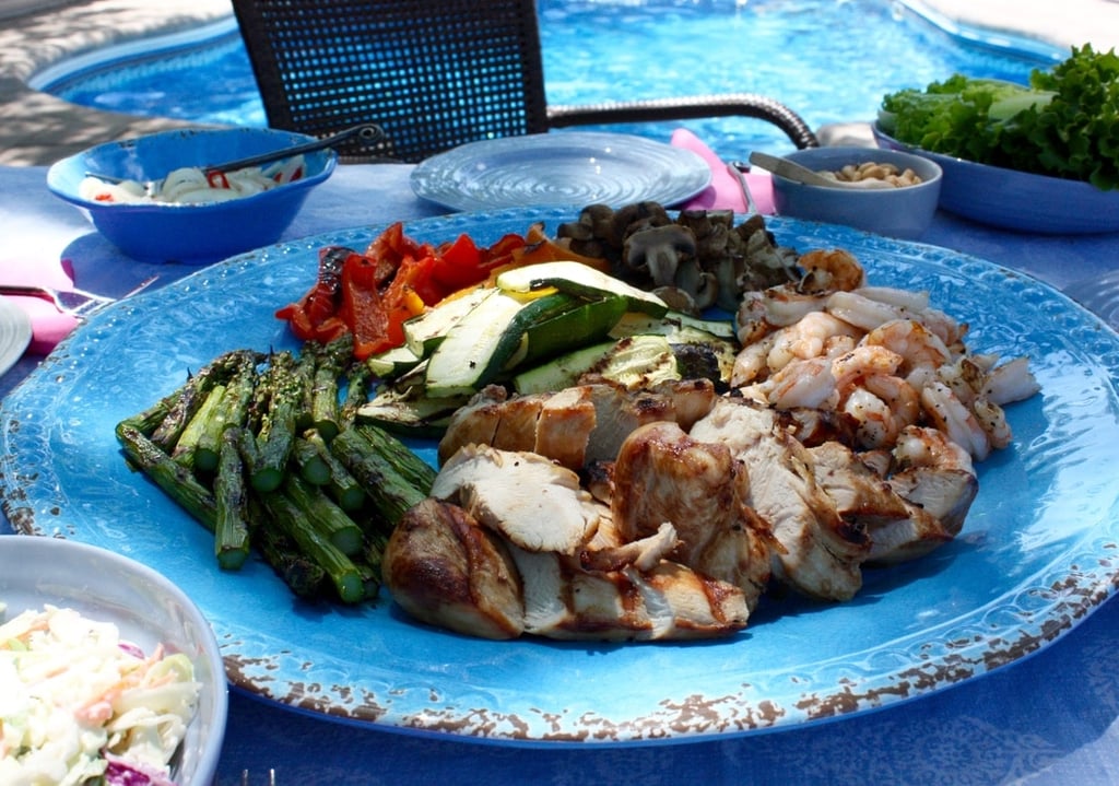 summer lettuce wrap spread