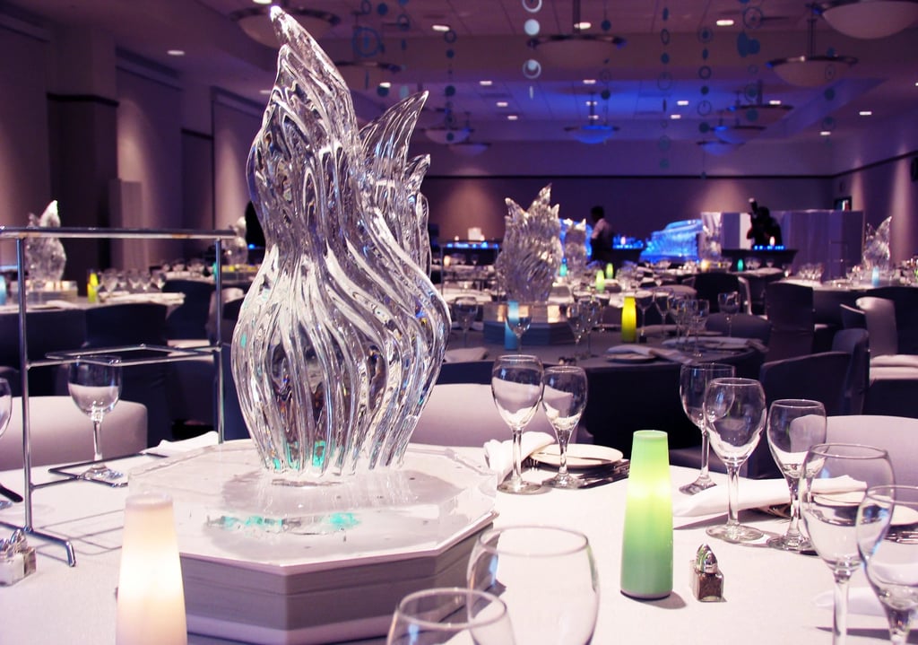 centro de mesa de hielo para bodas en buenos aires