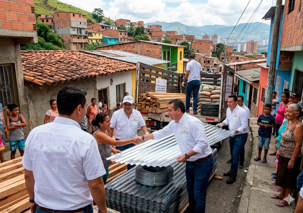 Comunidad recibe ayudas para mejorar viviendas