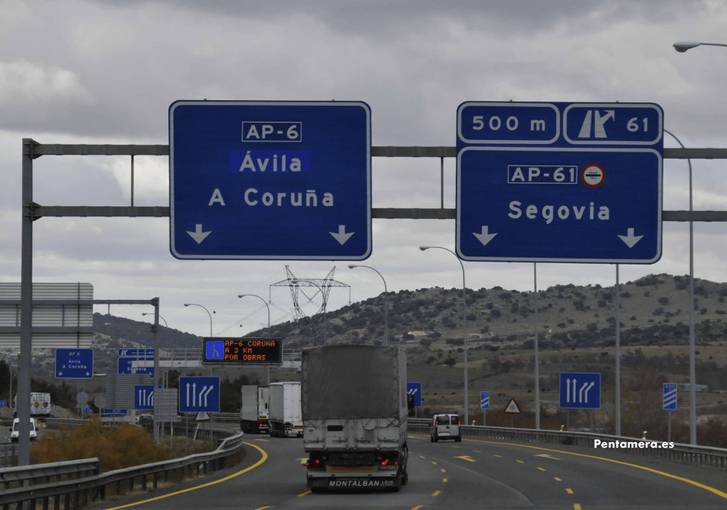 Peaje Ávila Madrid