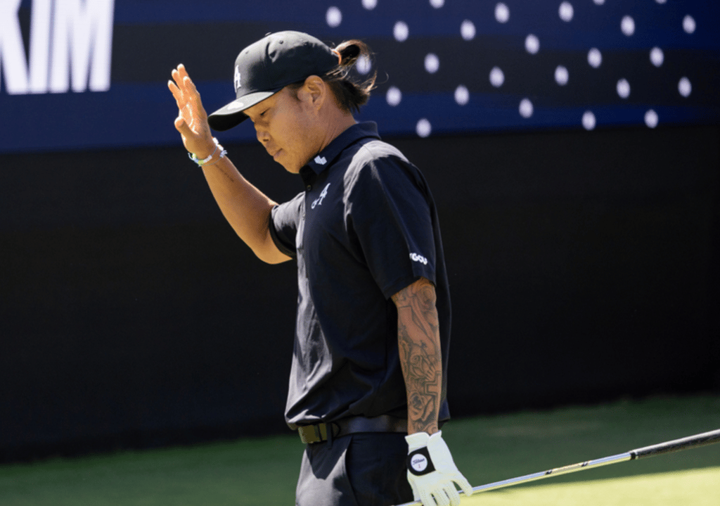 Anthony Kim joins Bryson DeChambeau and Jon Rahm in the final group at Adelaide (Photo: LIV Golf)