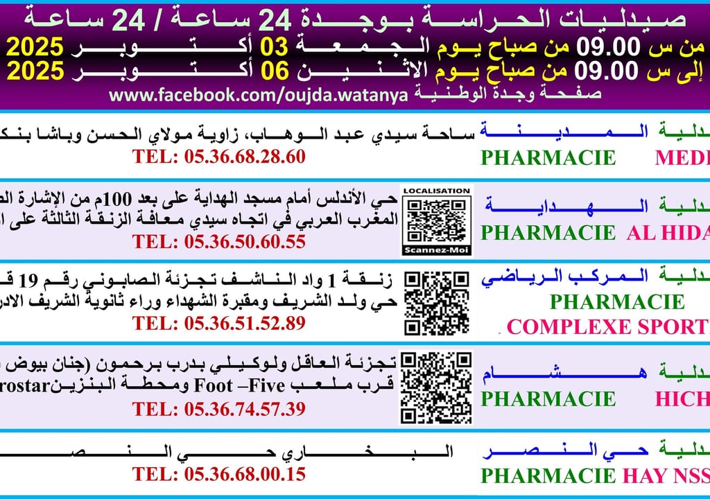 Pharmacie de garde oujda