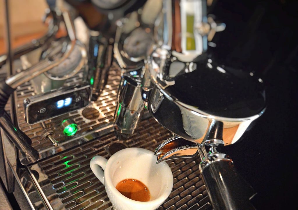 Kaffeemaschine mit einem Espresso