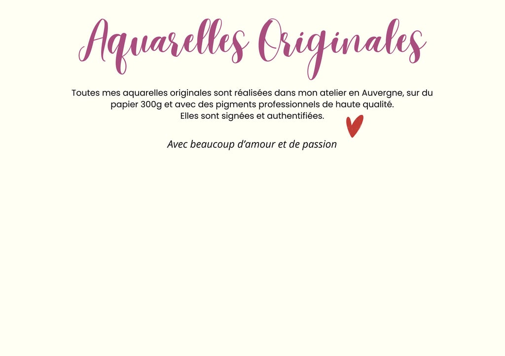 aquarelle art passion cadeau déco