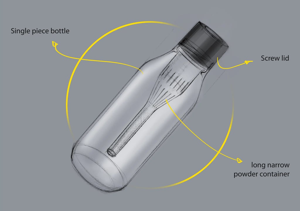 exploratory-hand-sketches-testing-multiple-form-directions-for-a-unisex-alkaline-water-bottle-desige