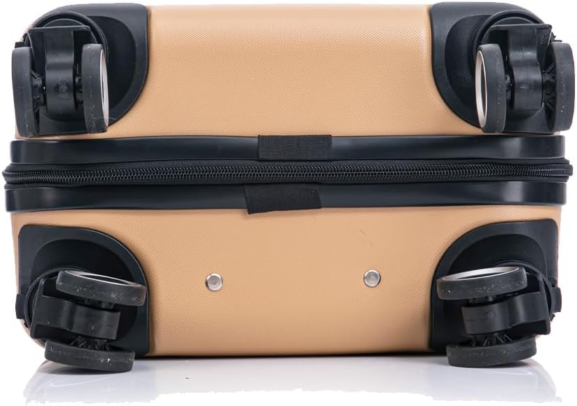 a suitcase with wheels and a handle on it