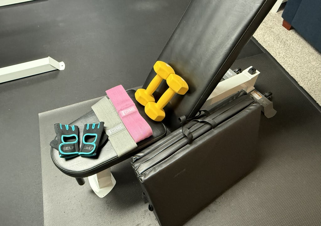 picture of five home gym essentials to build strength and improve bone density