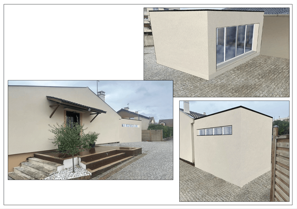 Photomontage (Projection de la future extension)