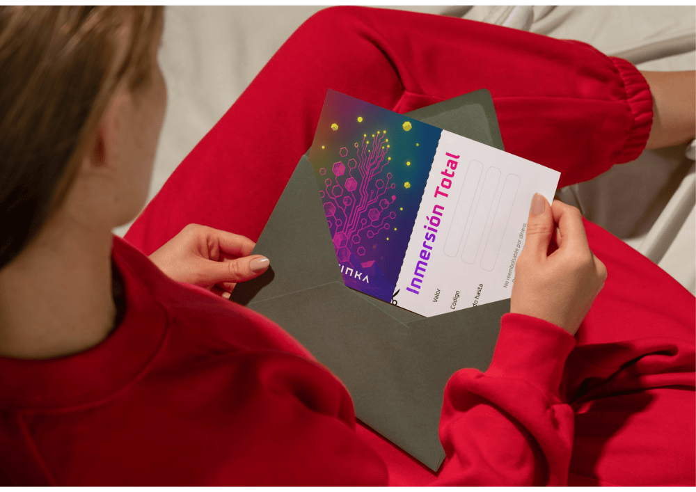 Tarjetas de regalo en VRINKA