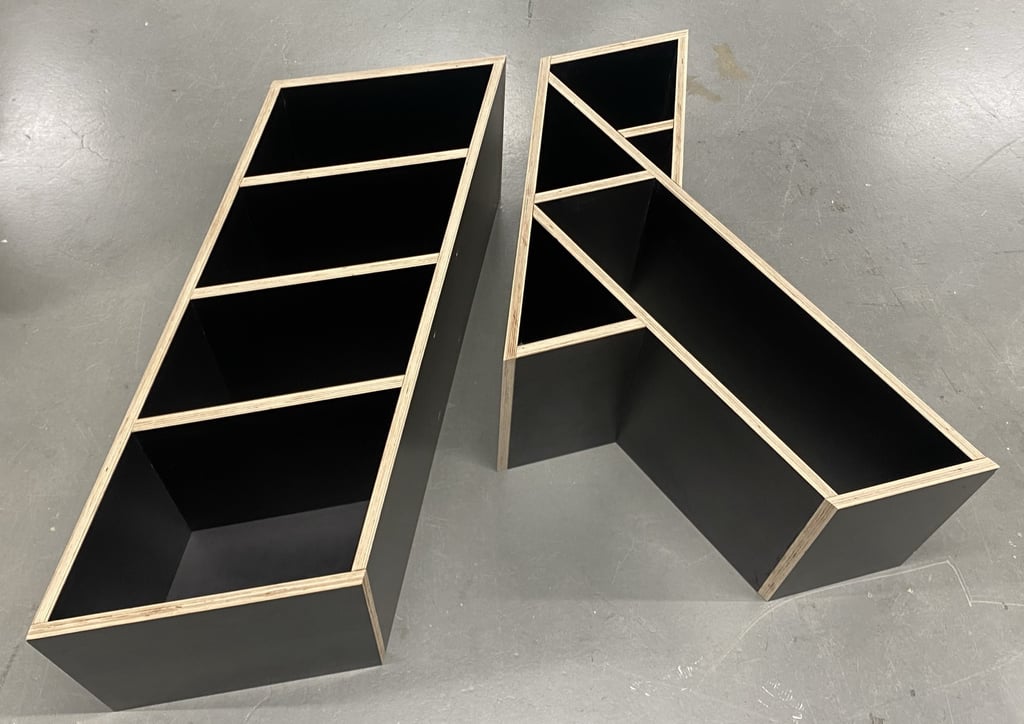 Meubelmaker Pepijn Vlotman heeft deze Carltonkast gemaakt