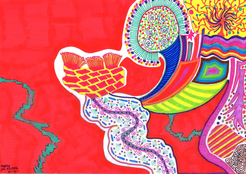 "RED PASSION" Artwork by Elkolor aka Raphael Pathe