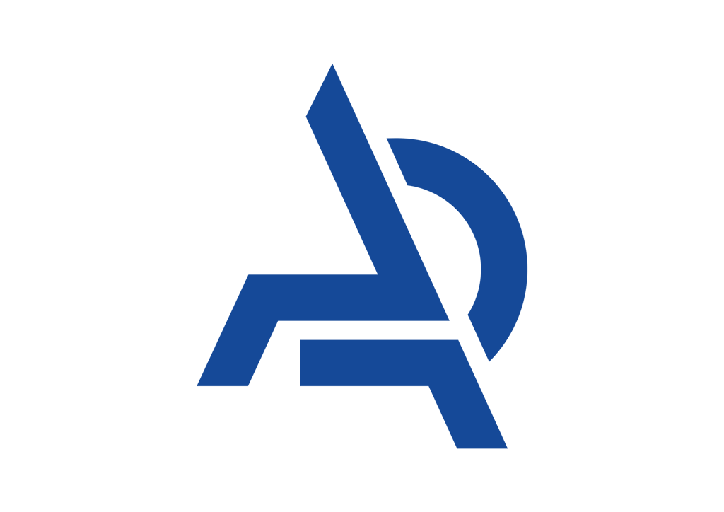 Logotipo azul de AR Clinic, clínica de medicina estética en Barcelona, Lleida y Mataró.