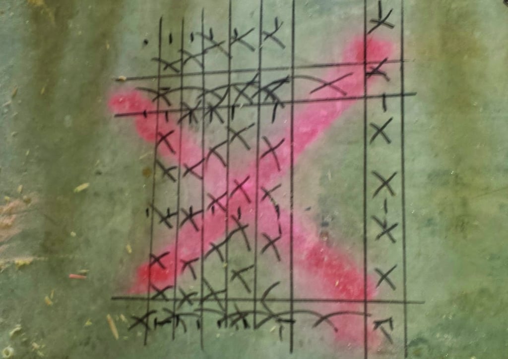 Typical RADAR Scan on concrete floor