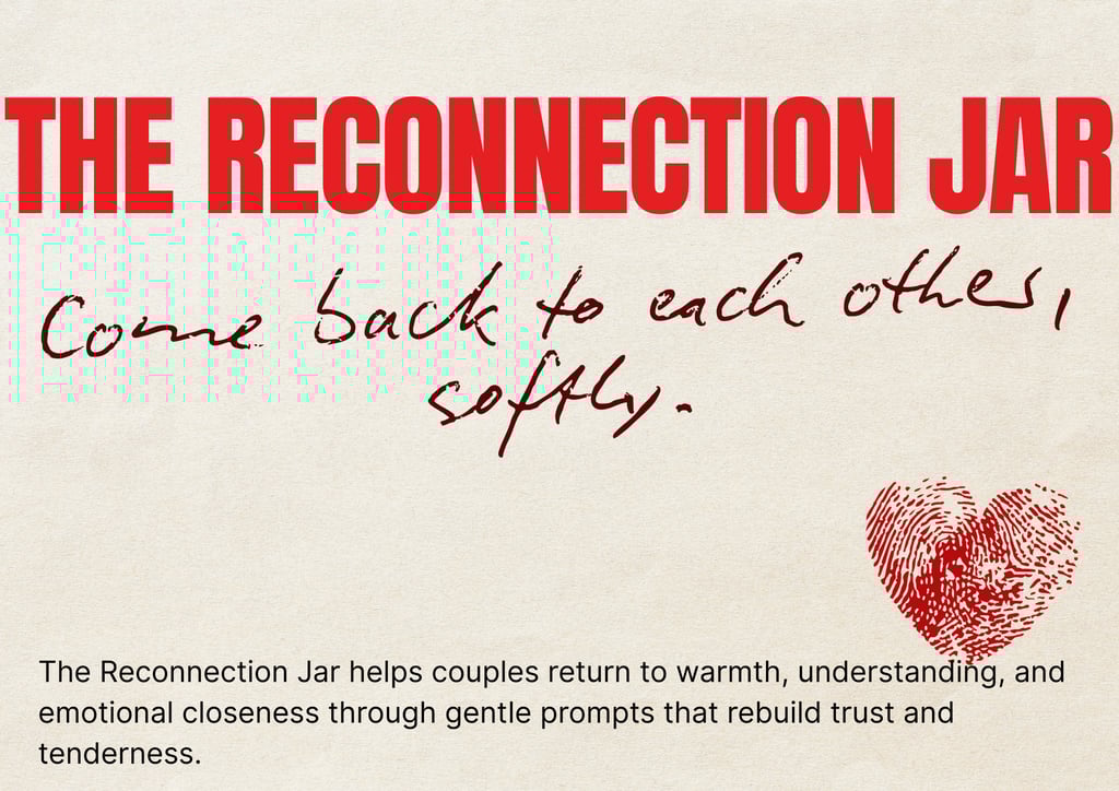 The Reconnection Jar Printable Couple Game