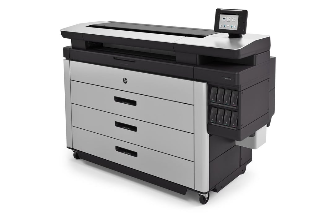 HP XL 8000 large format printer for high-speed poster and banner printing at Sgre Printers Bengaluru