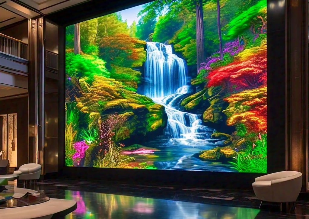 led screen panels for home