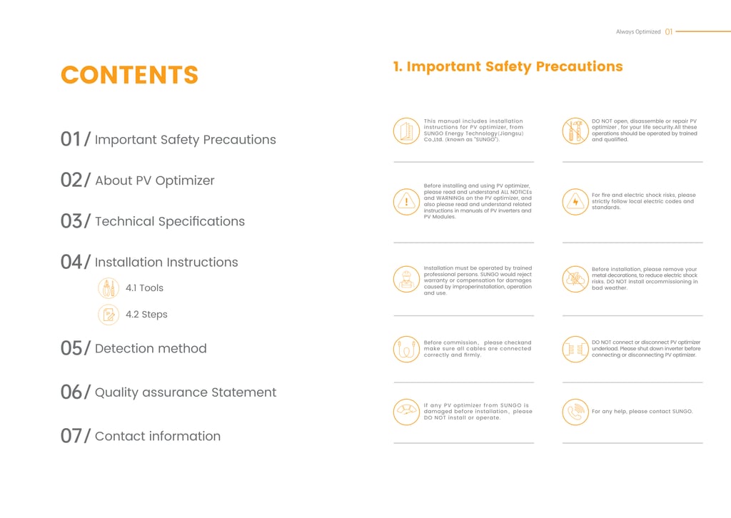SUNGO OPT PRO Solar Power Optimiser Installation Manual-2