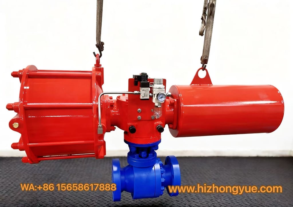 Quick-acting shut-off valve - Forged steel ball valve - High-quality leak-free valve