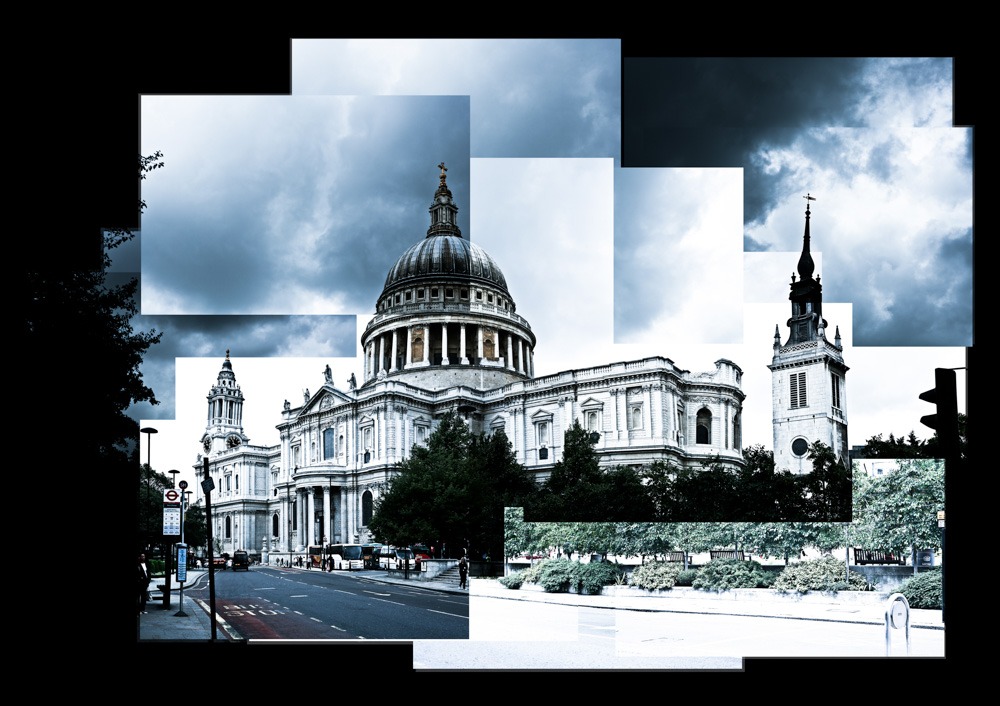 A massive joiner composition of St Paul's Cathedral