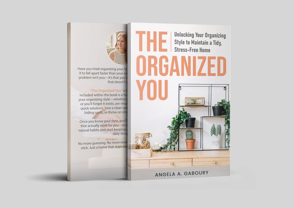 The Organized You book available on Amazon. west Kelowna