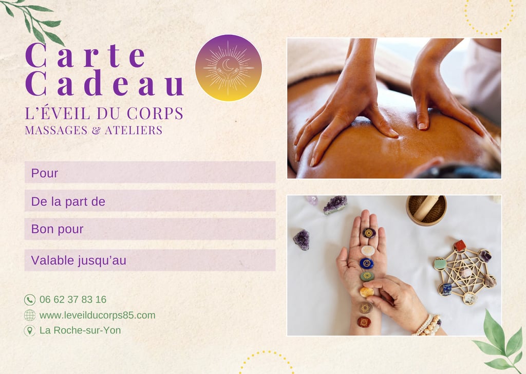 Carte cadeau Massage