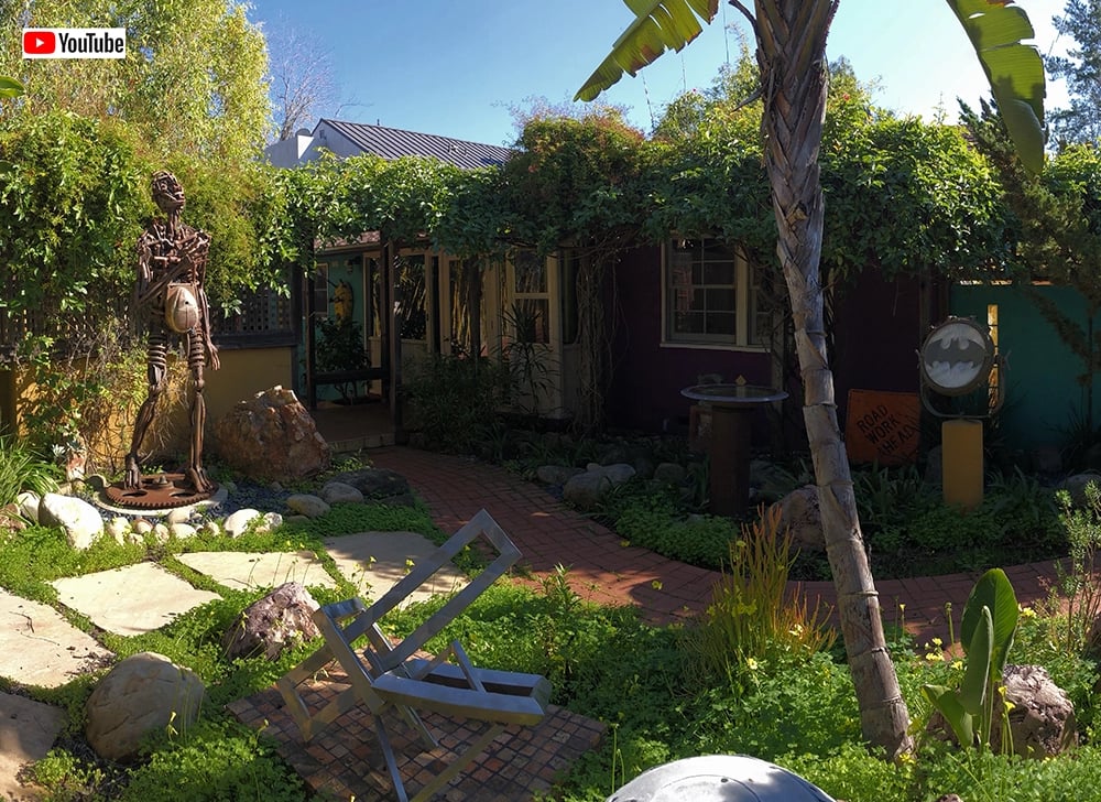 Talbotics home gallery and workshop garden tour.