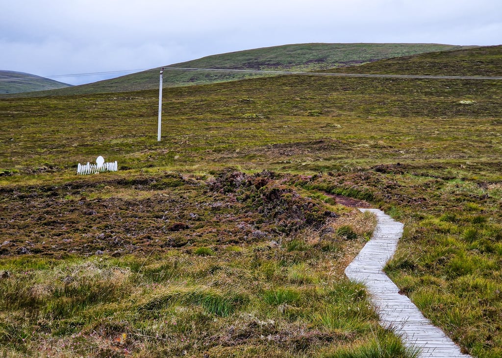 Betty Corrigall's grave Hoy