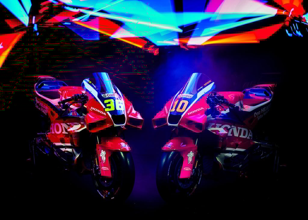 Honda MotoGP motociklai Castrol