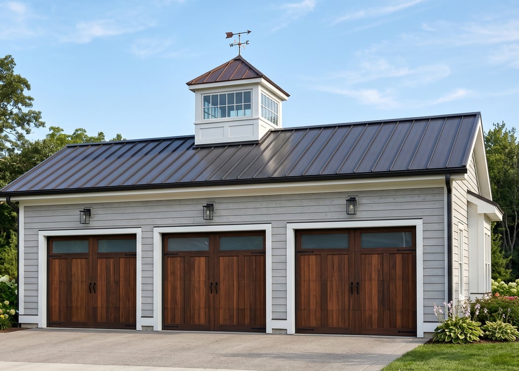 Cupola on a garage