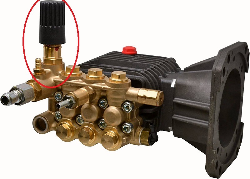Adjust for psi on a high pressure pump