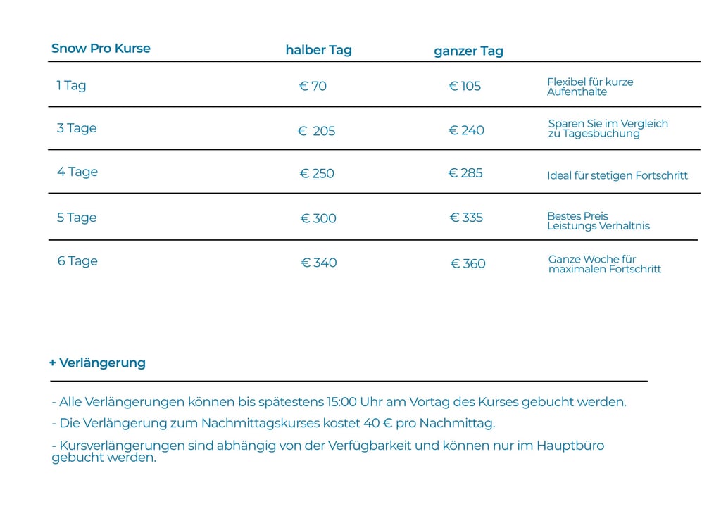 Fortgeschrittene skifahrer kinder ski kurs in Seefeld