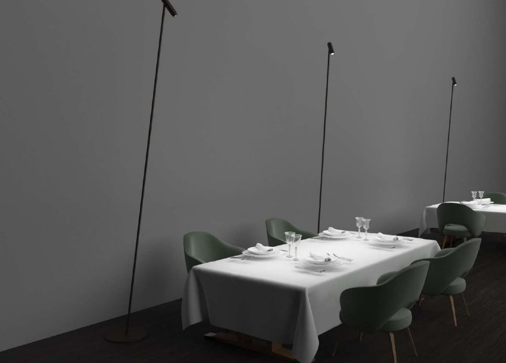 iluminacion foco restaurante