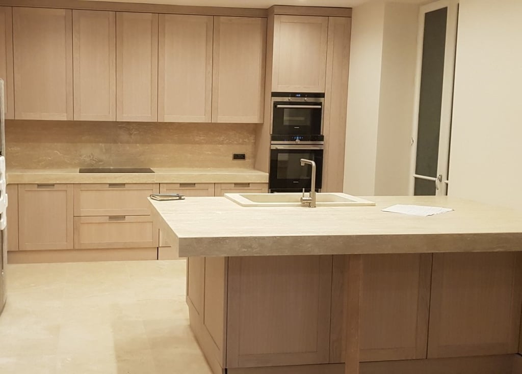 Wholesale natural stone travertine for kitchen