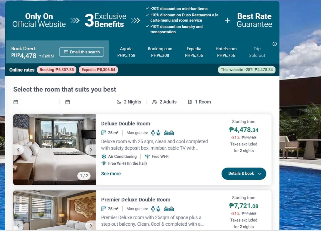 Zafiro Hotel with no promo code