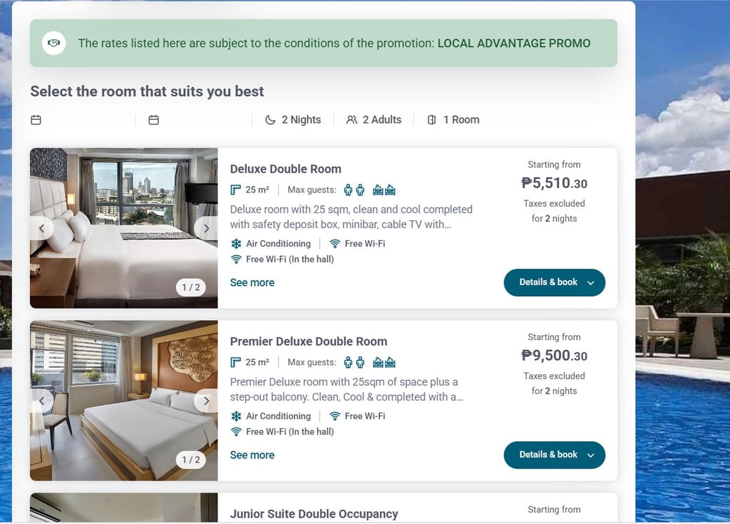 Zafiro Hotel with promo code