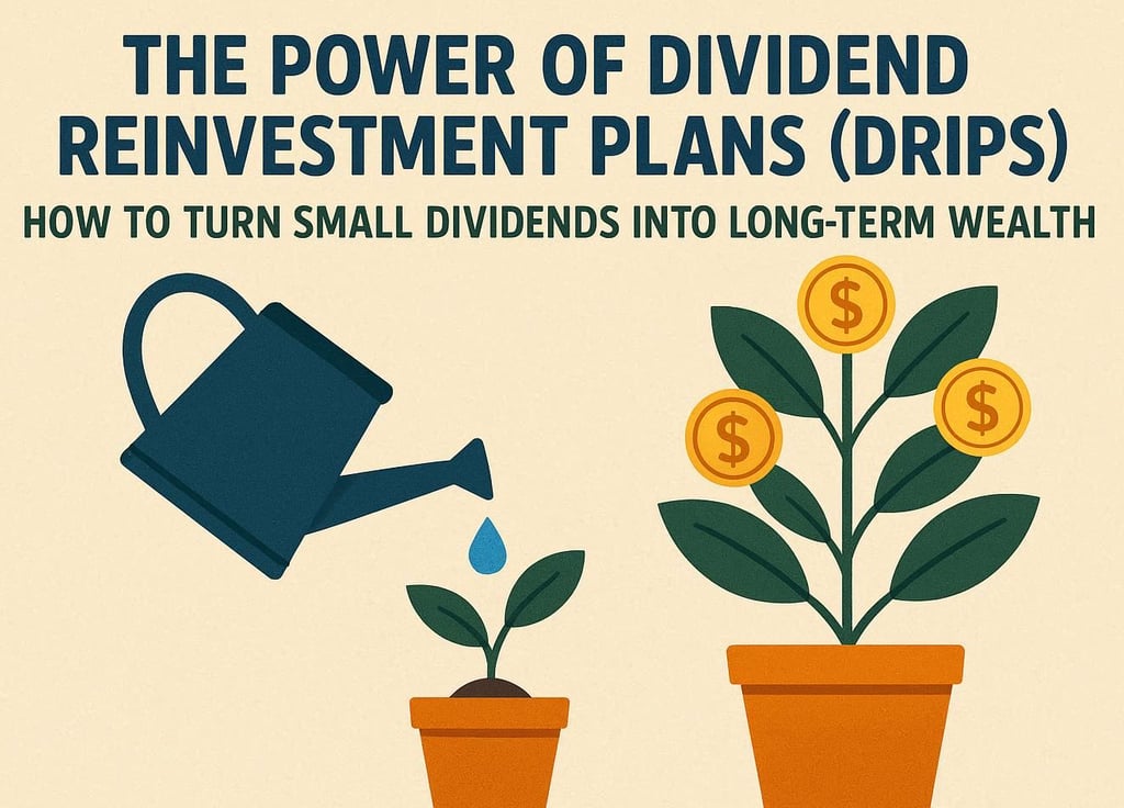 The Power of Dividend Reinvestment Plans (DRIPs): How to Turn Small Dividends into Long-Term Wealth